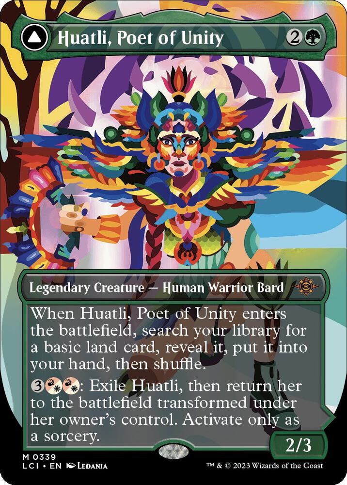 Huatli, Poet of Unity (Borderless) card image