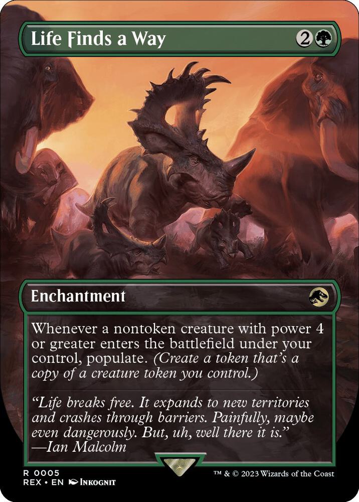 Life Finds a Way (Borderless) card image