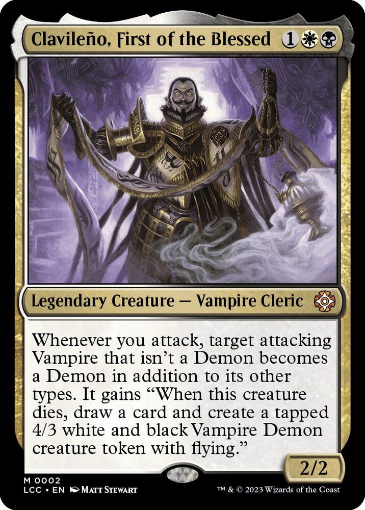 Clavileno, First of the Blessed card image