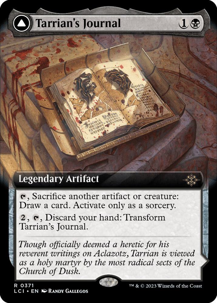 Tarrian's Journal (Extended Art) card image