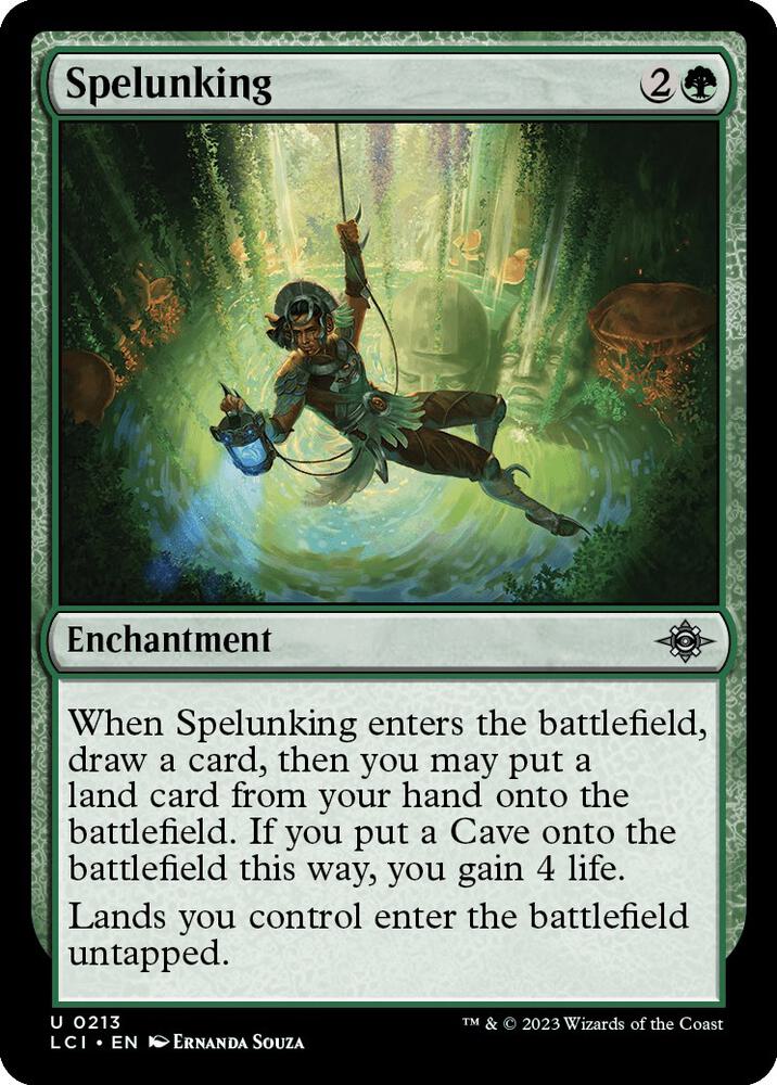 Spelunking card image