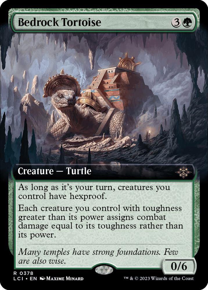 Bedrock Tortoise (Extended Art) card image