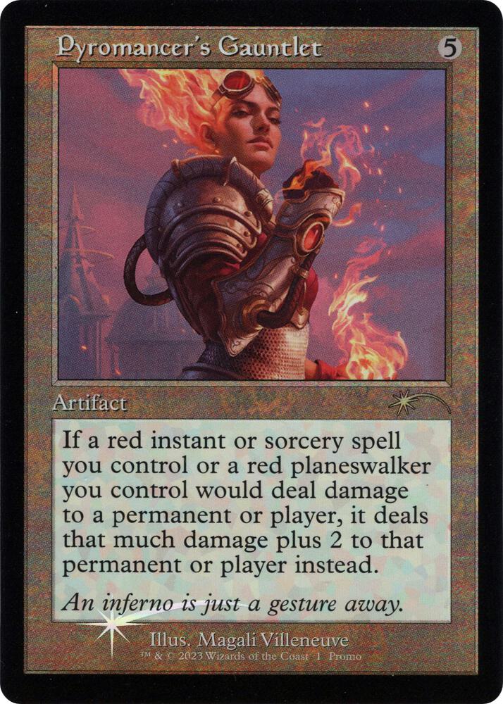 Pyromancer's Gauntlet (Retro Frame) card image