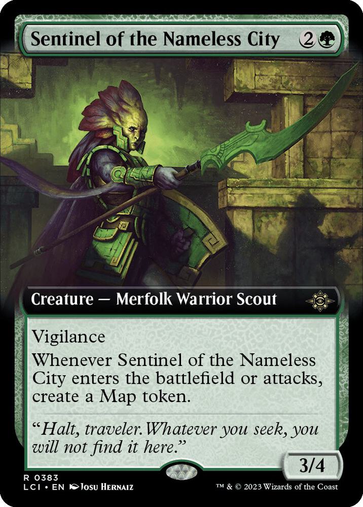 Sentinel of the Nameless City (Extended Art) card image