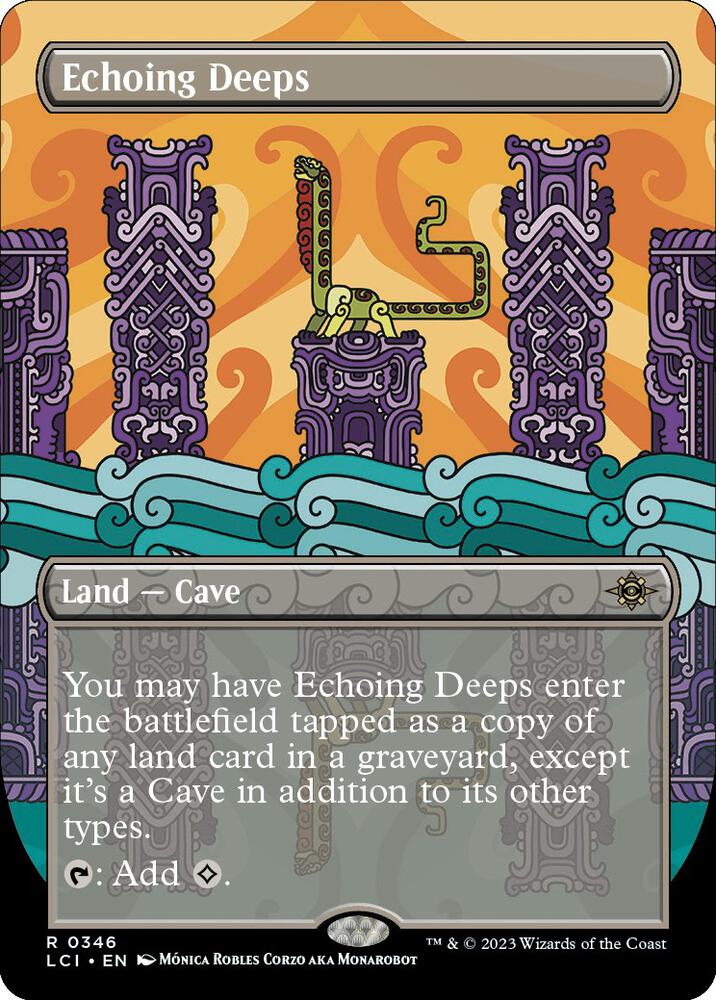 Echoing Deeps (Borderless) card image