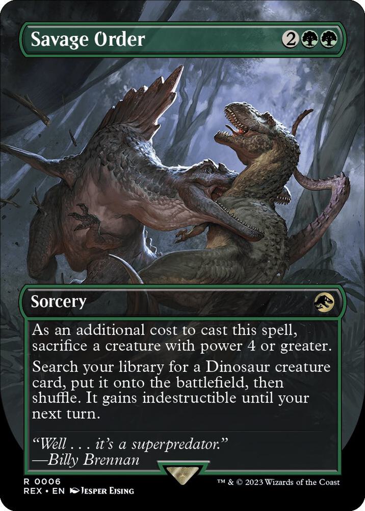 Savage Order (Borderless) card image