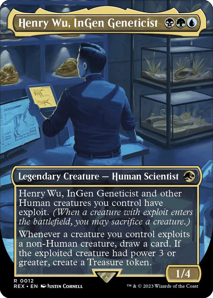 Henry Wu, InGen Geneticist (Borderless) card image