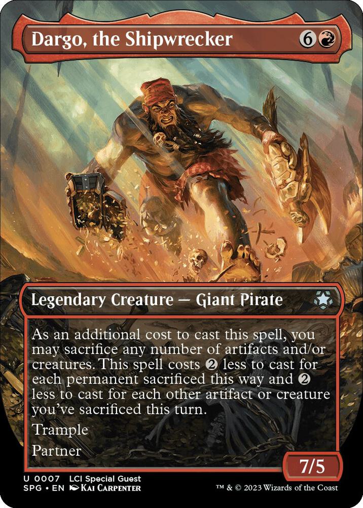 Dargo, the Shipwrecker (Borderless) card image