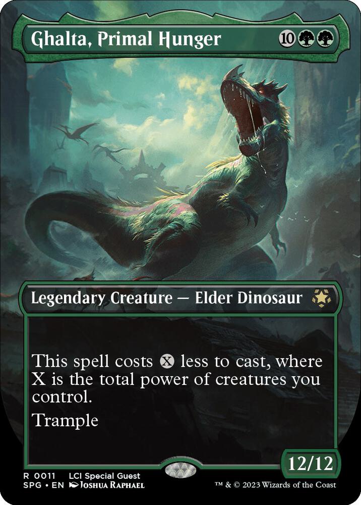 Ghalta, Primal Hunger (Borderless) card image
