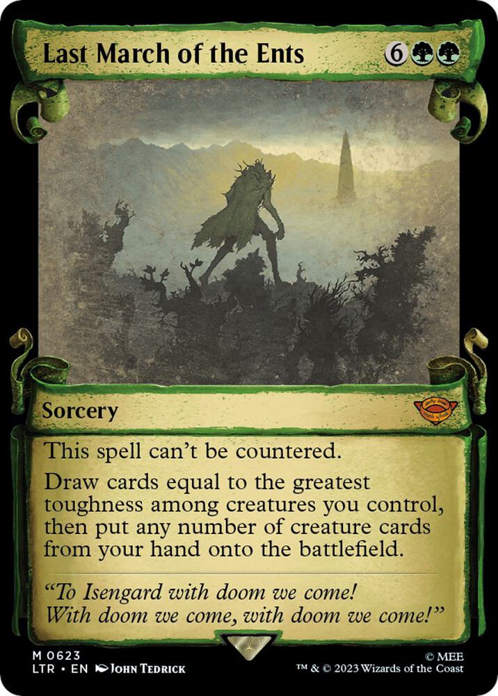 Last March of the Ents (Showcase Scrolls) card image