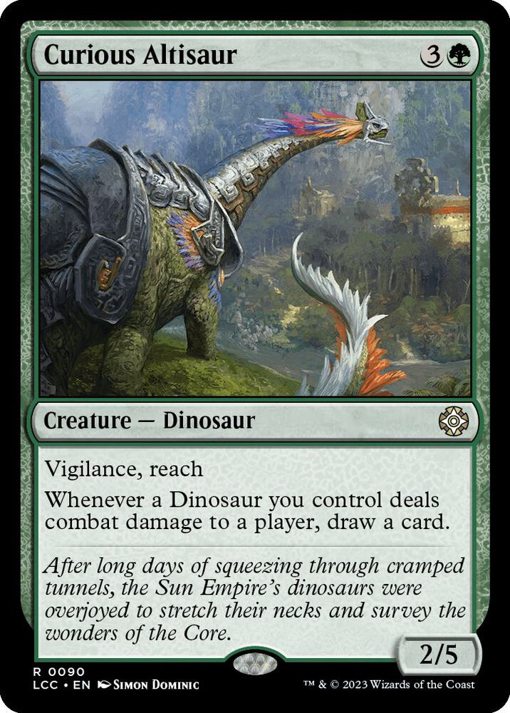 Curious Altisaur card image