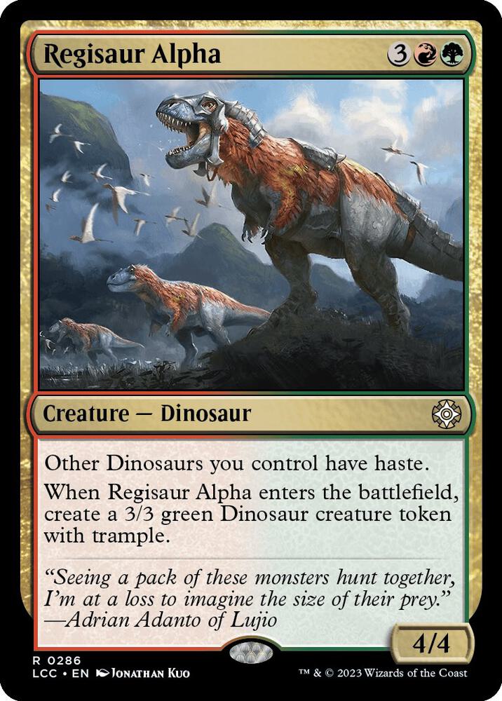 Regisaur Alpha card image