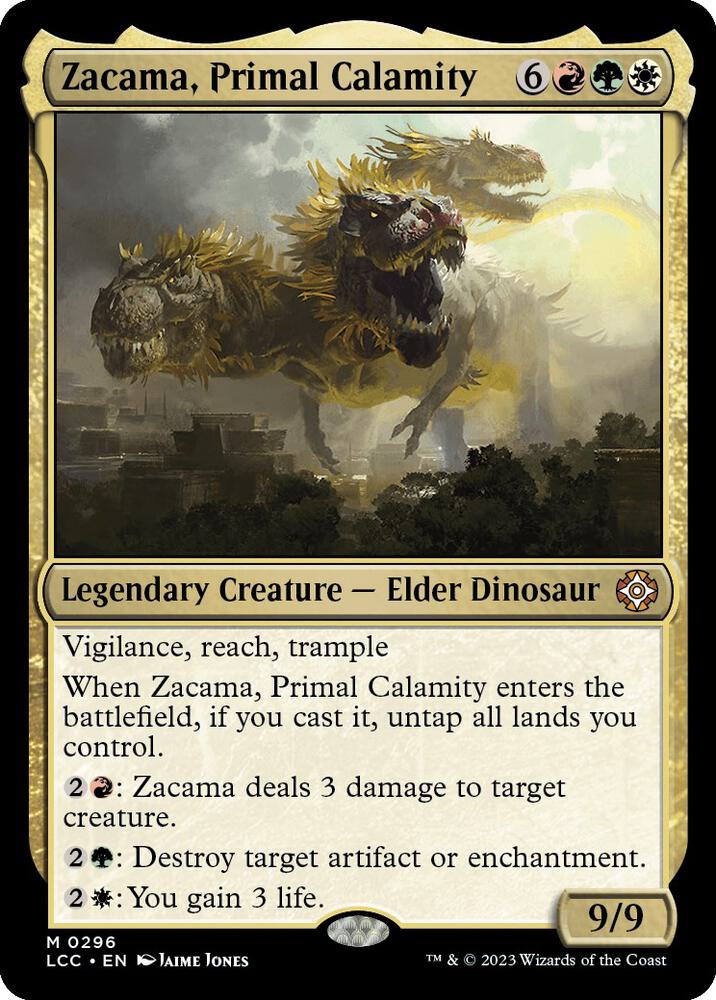 Zacama, Primal Calamity card image