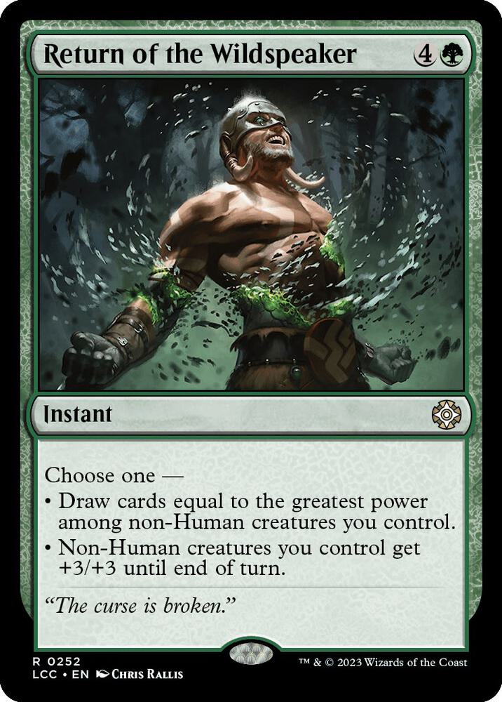 Return of the Wildspeaker card image