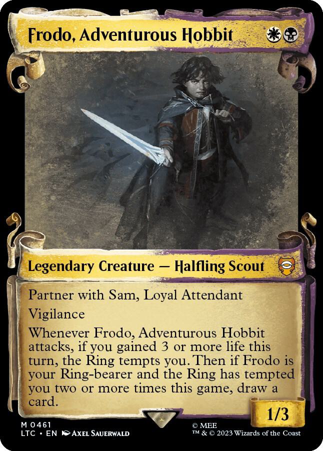 Frodo, Adventurous Hobbit (Showcase Scrolls) card image