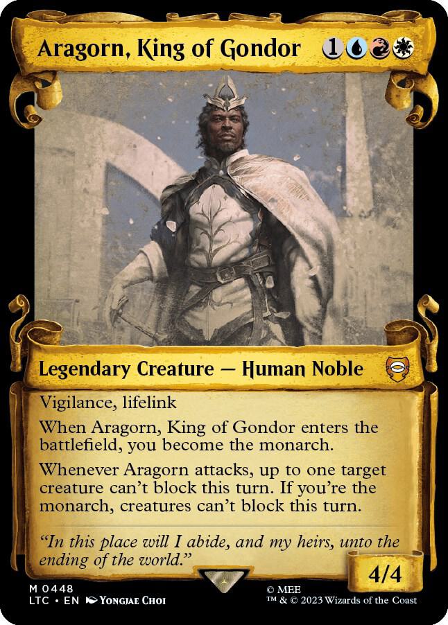 Aragorn, King of Gondor (Showcase Scrolls) card image