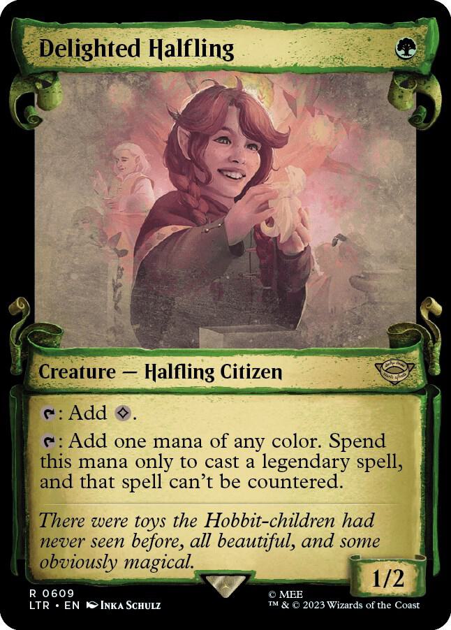 Delighted Halfling (Showcase Scrolls) card image