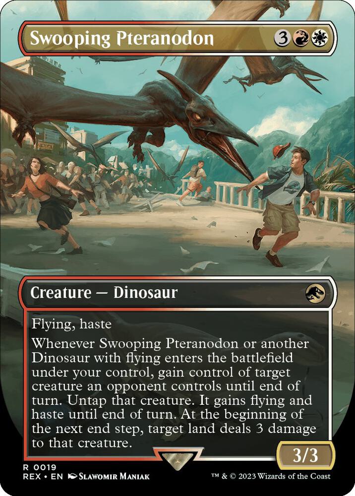 Swooping Pteranodon (Borderless) card image