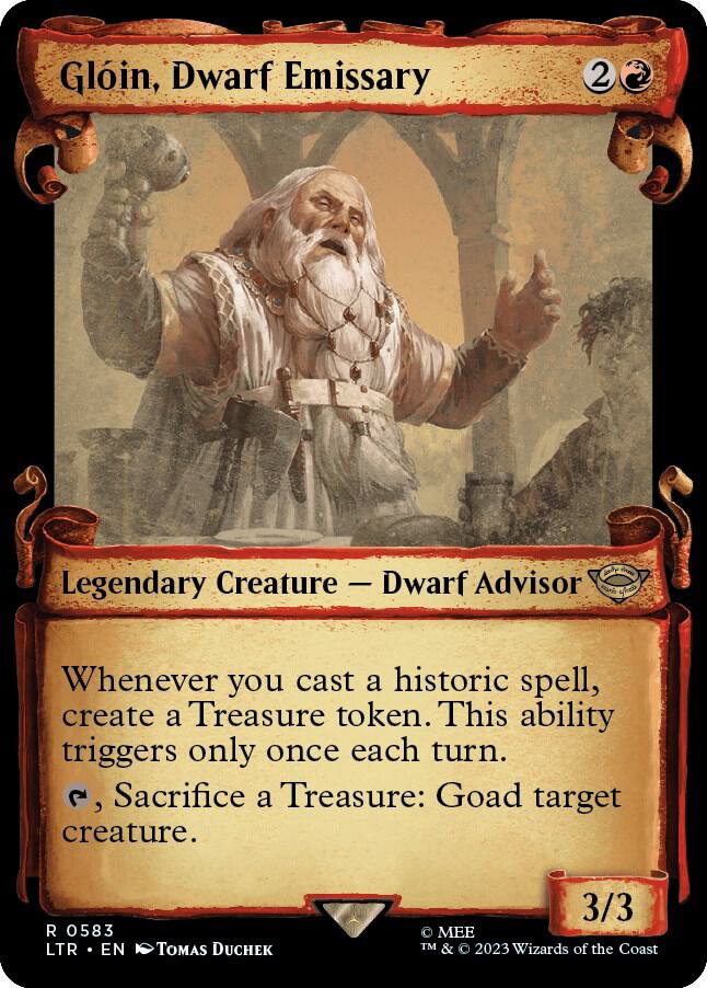 Gloin, Dwarf Emissary (Showcase Scrolls) card image