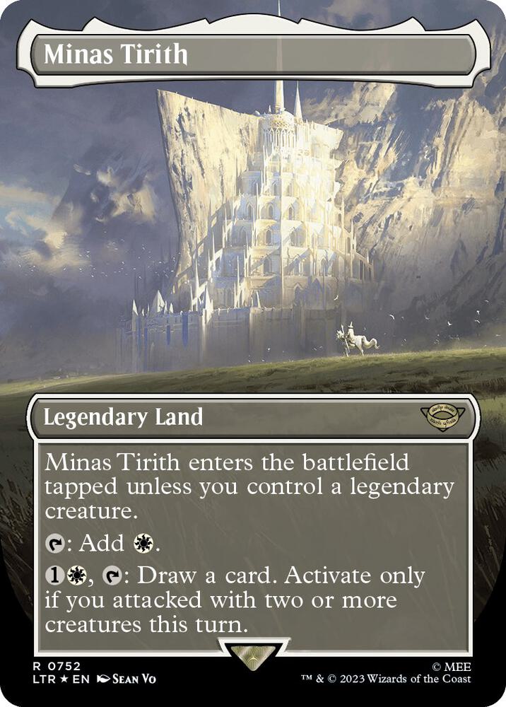 Minas Tirith (Borderless) (Surge Foil) card image