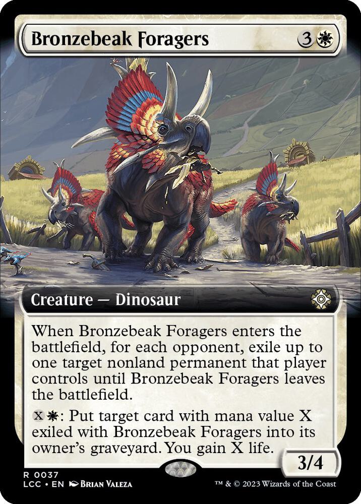 Bronzebeak Foragers (Extended Art) card image