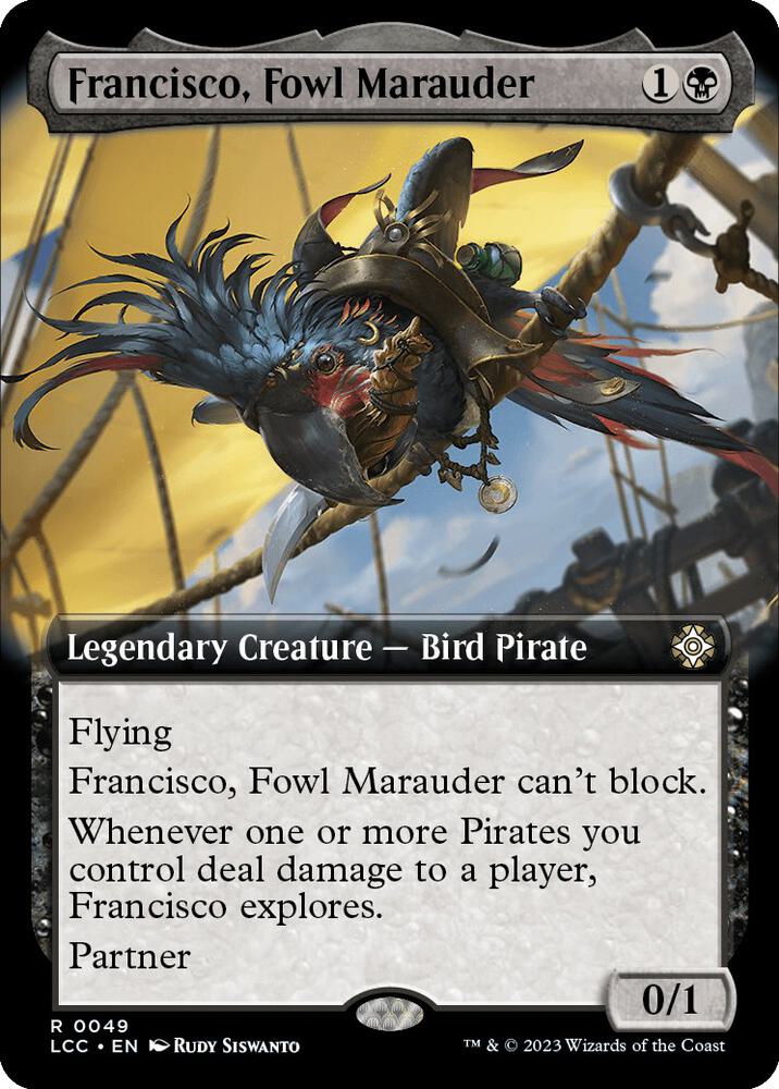 Francisco, Fowl Marauder (Extended Art) card image