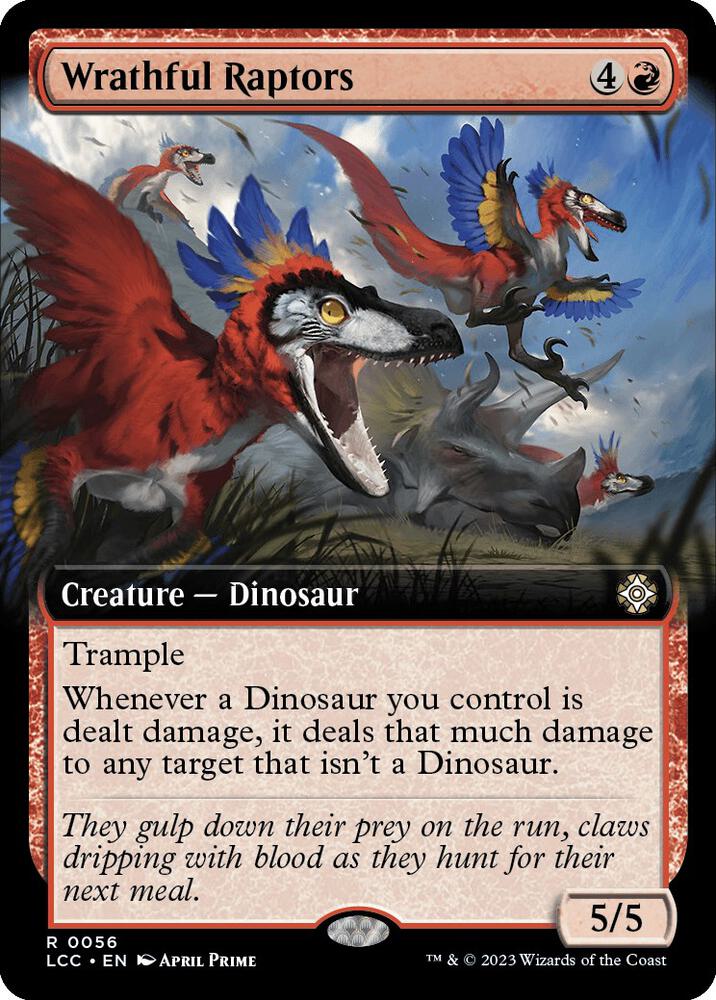 Wrathful Raptors (Extended Art) card image