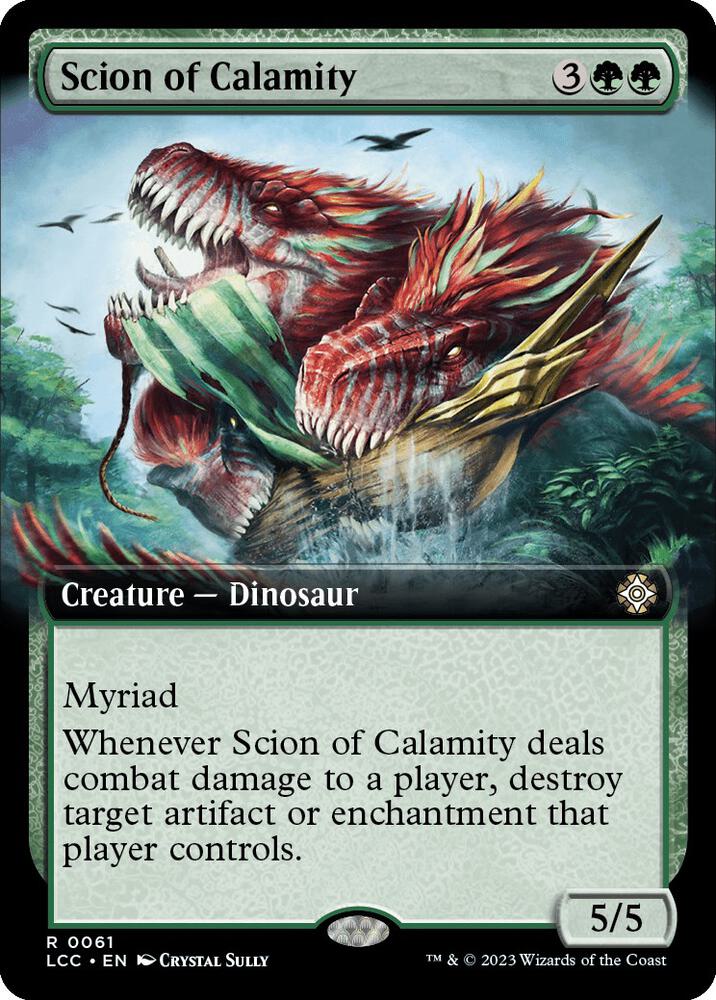 Scion of Calamity (Extended Art) card image