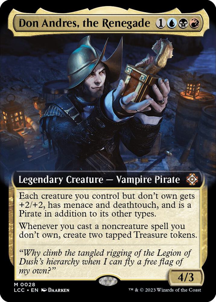 Don Andres, the Renegade (Extended Art) card image