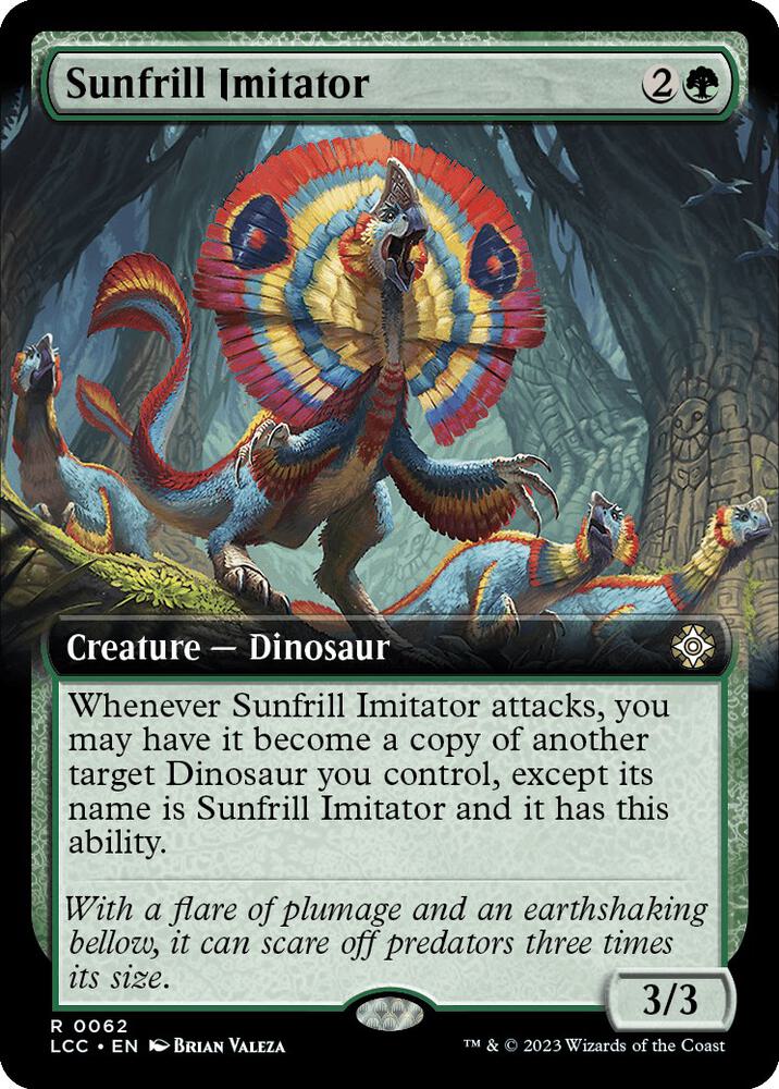 Sunfrill Imitator (Extended Art) card image