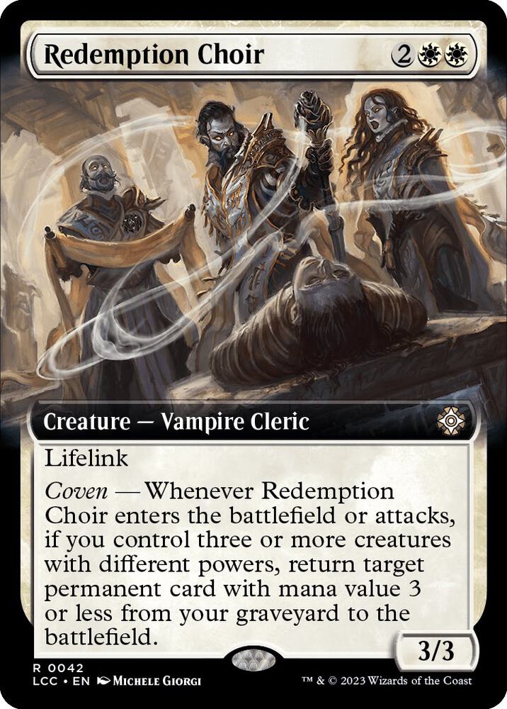 Redemption Choir (Extended Art) card image
