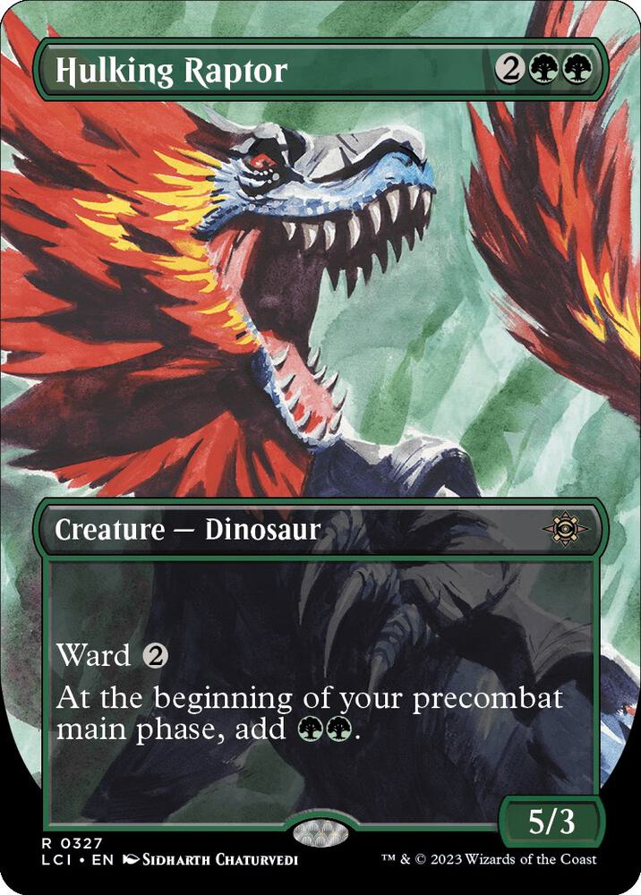 Hulking Raptor (Borderless) card image