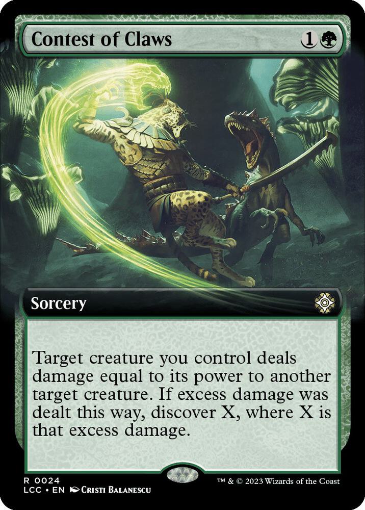 Contest of Claws (Extended Art) card image