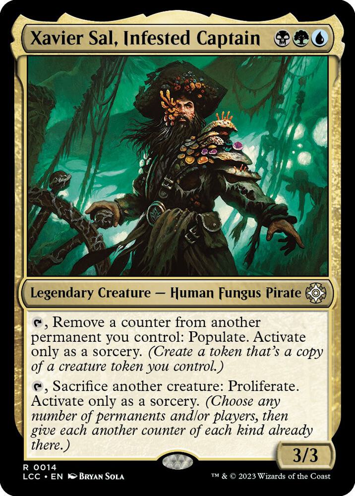 Xavier Sal, Infested Captain card image