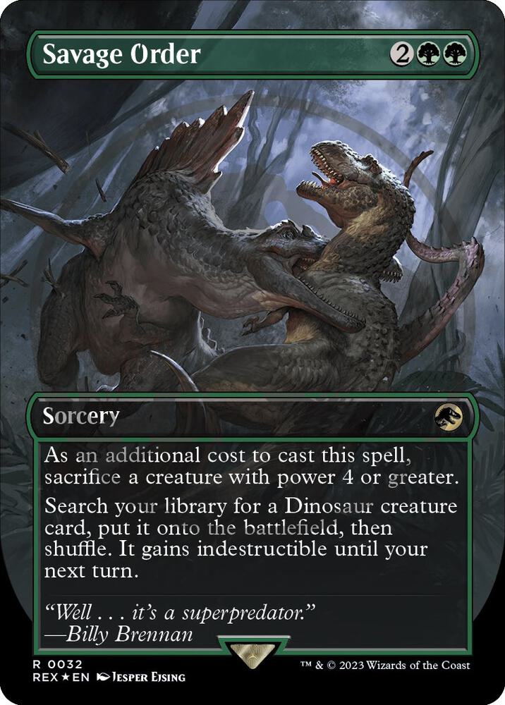 Savage Order (Borderless) (Emblem) card image