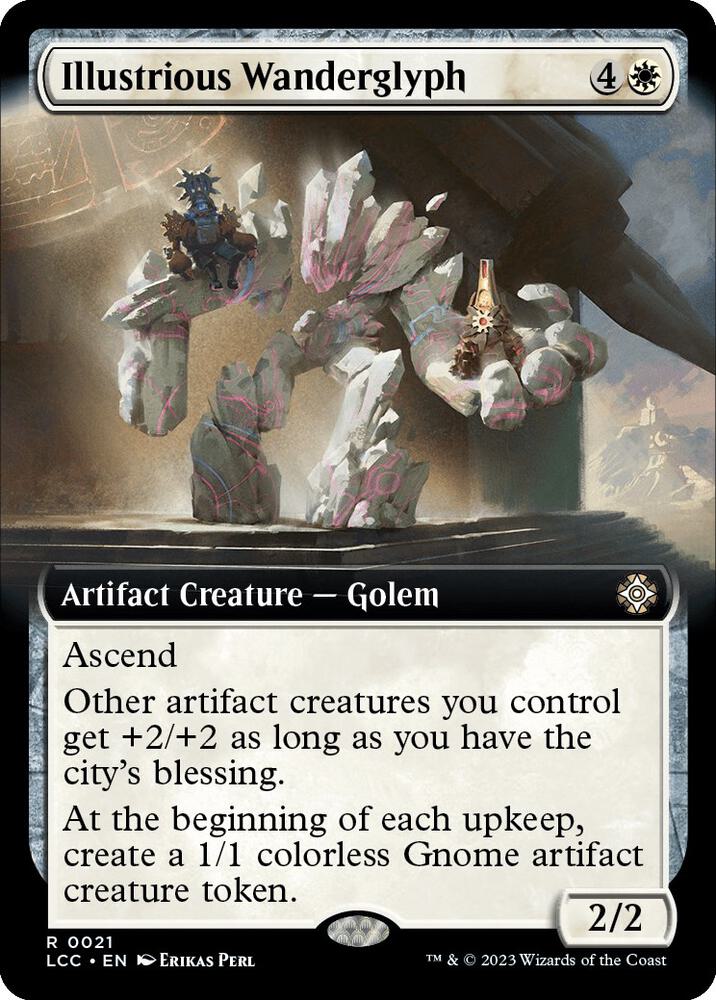 Illustrious Wanderglyph (Extended Art) card image