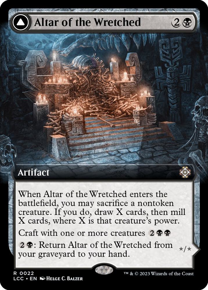 Altar of the Wretched (Extended Art) card image