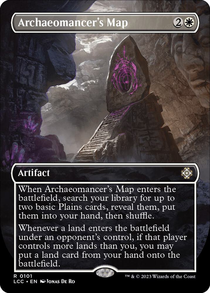 Archaeomancer's Map (Borderless) card image