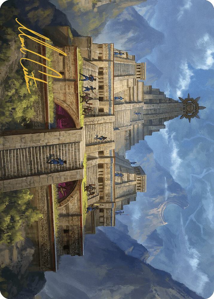 Barracks of the Thousand Art Card (Gold-Stamped Signature) card image