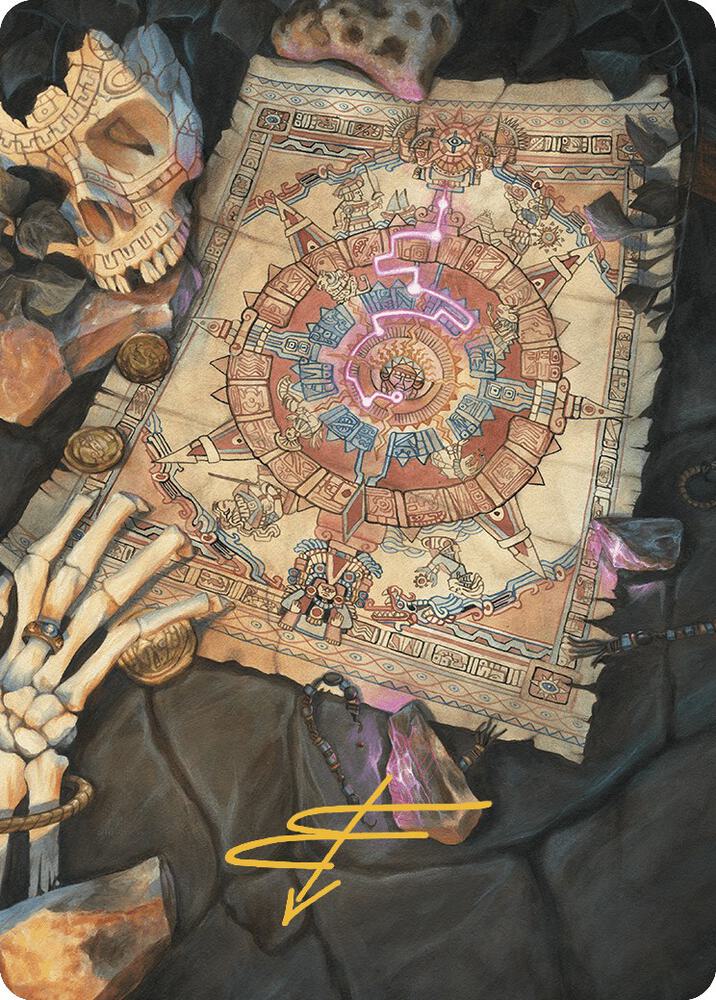 Map Token Art Card (Gold-Stamped Signature) card image