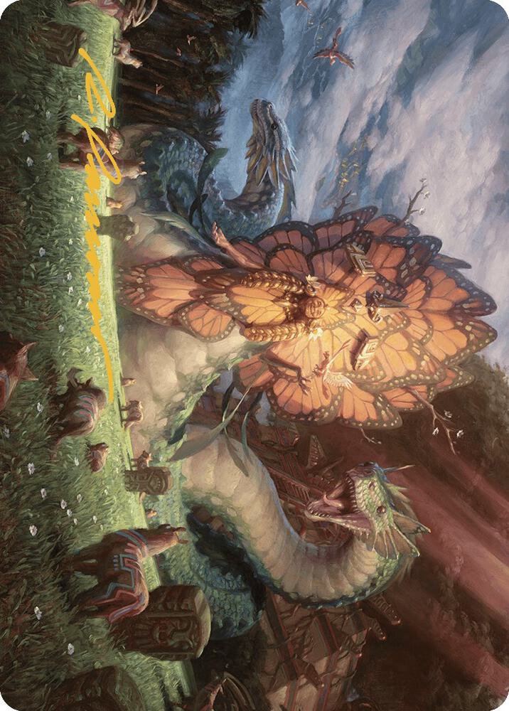 Ojer Kaslem, Deepest Growth Art Card (30/81) (Gold-Stamped Signature) card image