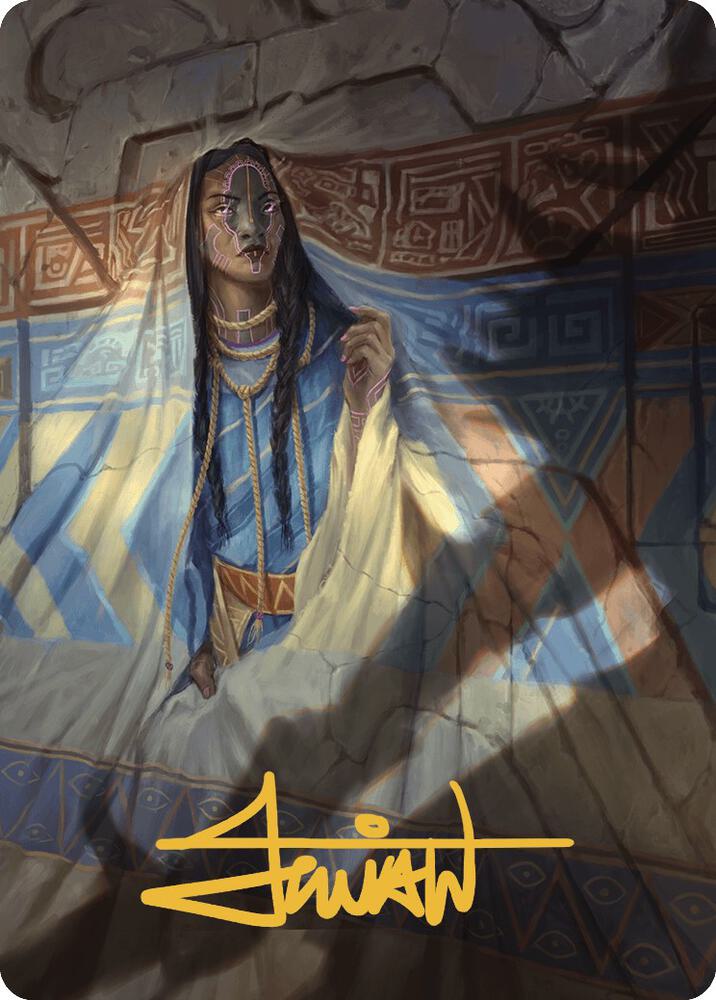 Whispersilk Cloak Art Card (Gold-Stamped Signature) card image