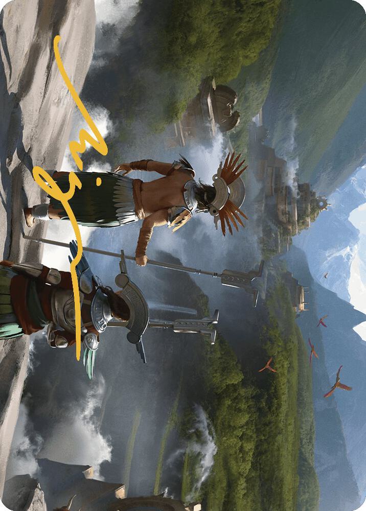 Glimpse the Core Art Card (Gold-Stamped Signature) card image