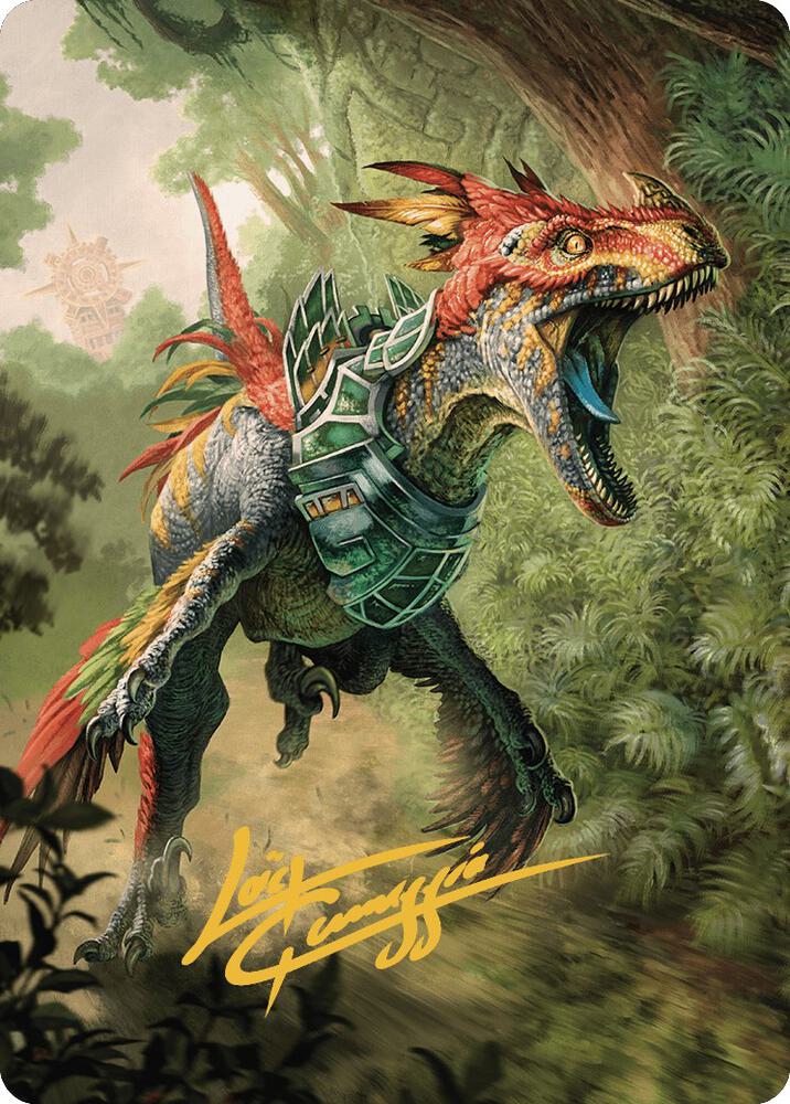 Dinosaur Token Art Card (Gold-Stamped Signature) card image
