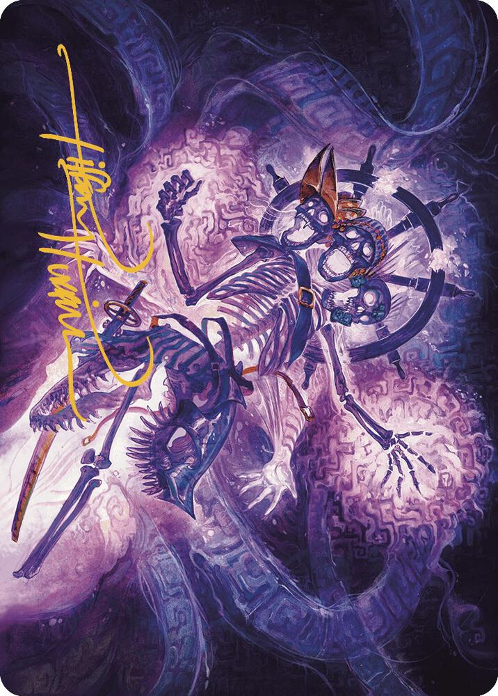The Grim Captain Art Card (Gold-Stamped Signature) card image