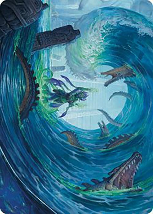 Wave Goodbye Art Card card image