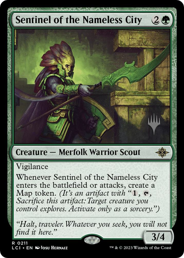 Sentinel of the Nameless City card image