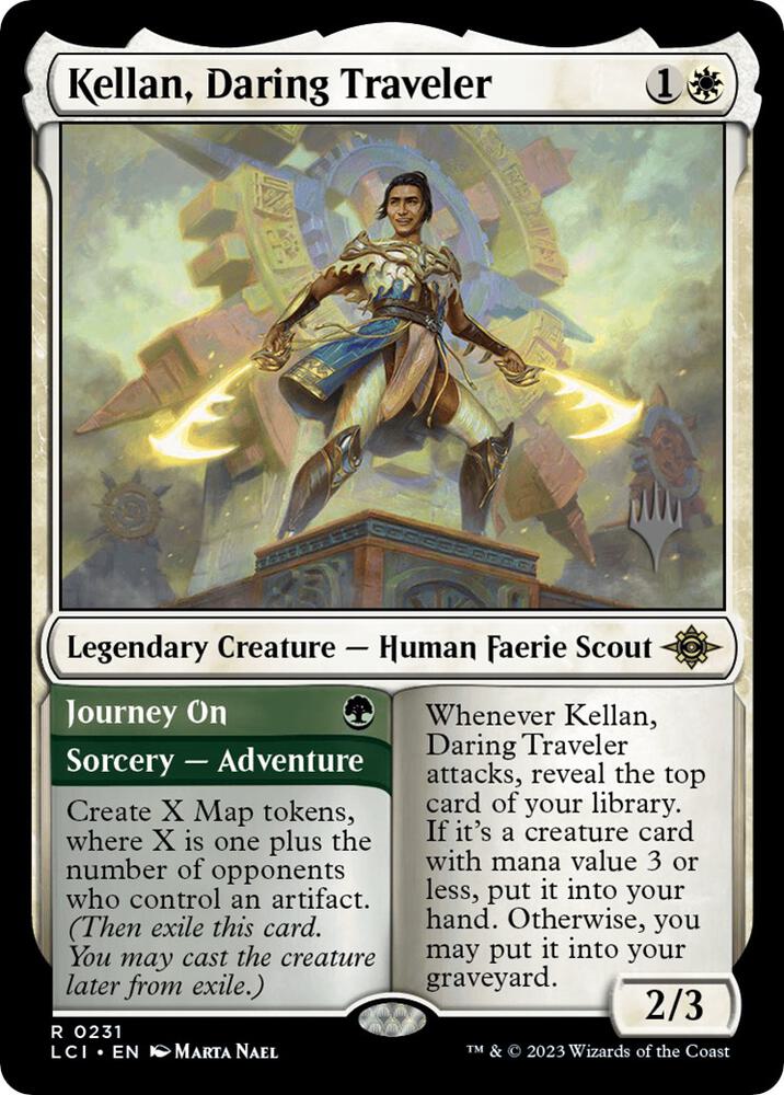 Kellan, Daring Traveler card image