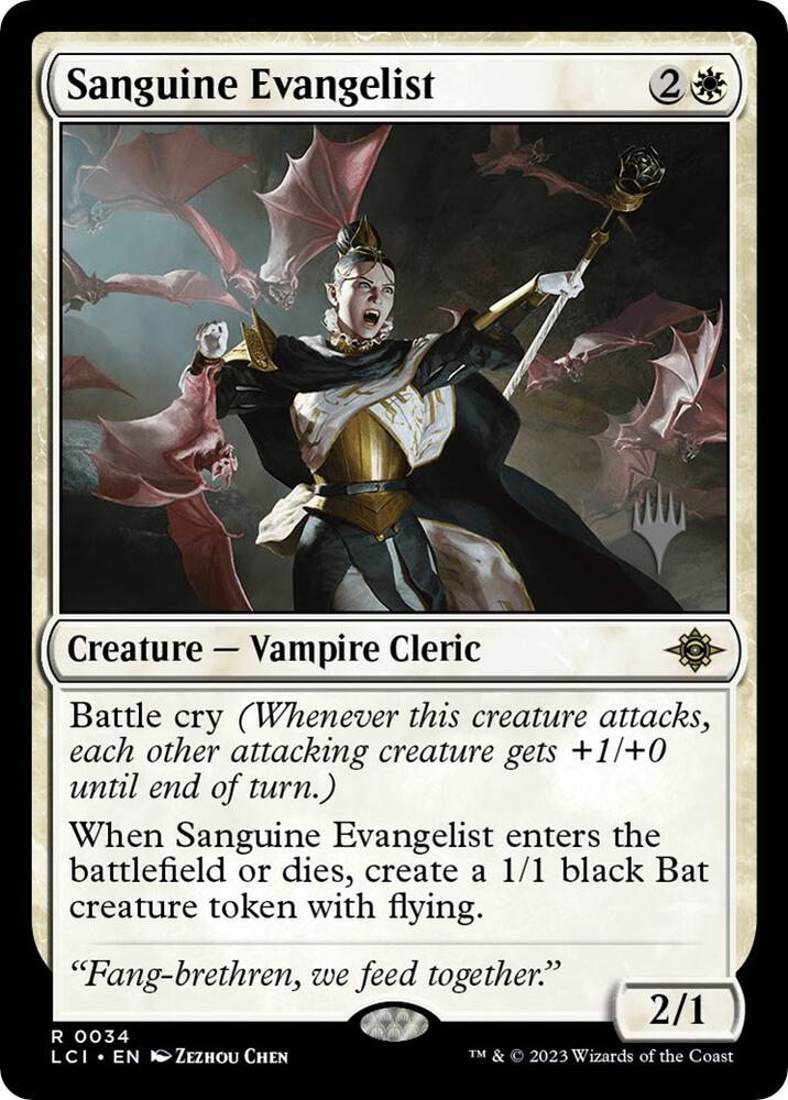 Sanguine Evangelist card image