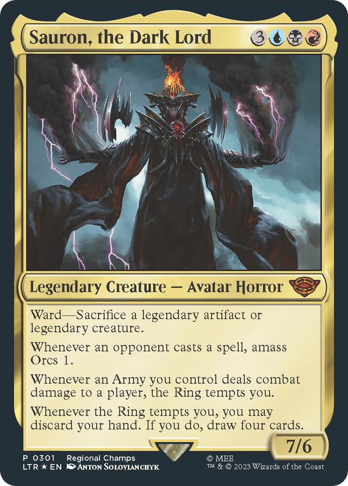 Sauron, the Dark Lord card image